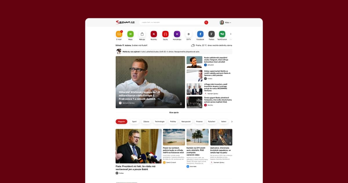 Seznam.cz - UI Designer work 05