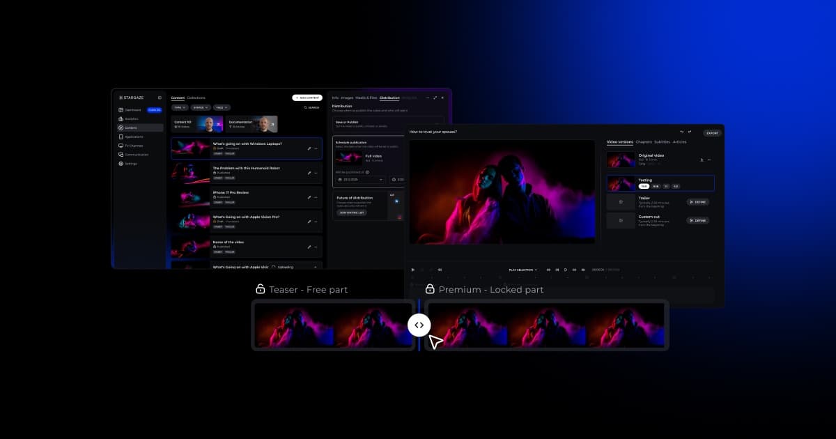 Tivio Studio - platform overview